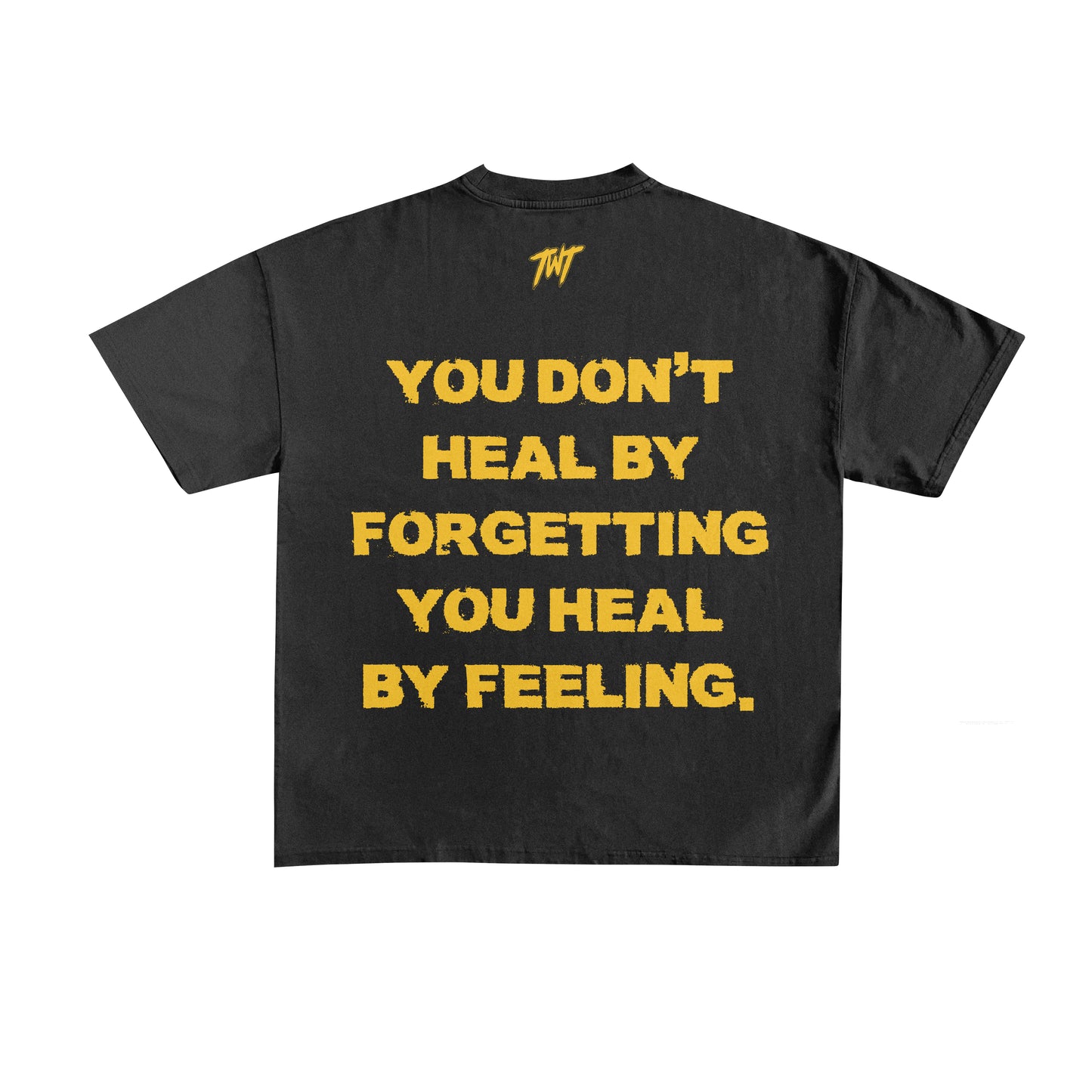 TWT 'Heal By Feeling' Tee (Black/Yellow)